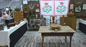 Pennsylvania dealer Bob Conrad was one of a number “out of state” booths at the show.