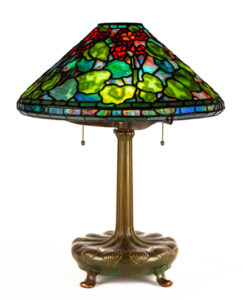 Tiffany Geranium Lamp