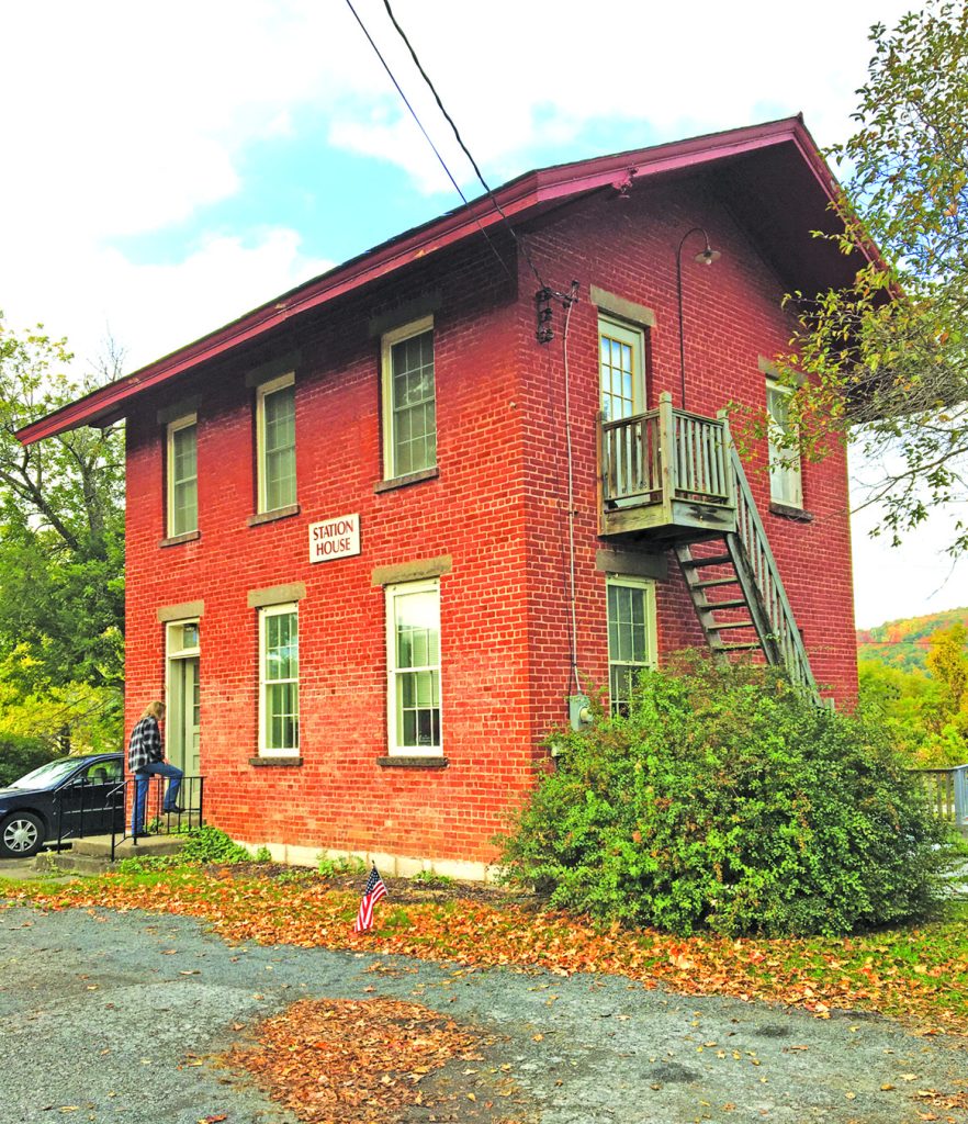 The original Schoharie Valley Railroad station is now home to a museum that preserves the transportation history of the region. Photo by Bill Moll.
